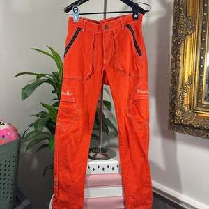 The Stock Up Orange Cargo Pants - Sz 28